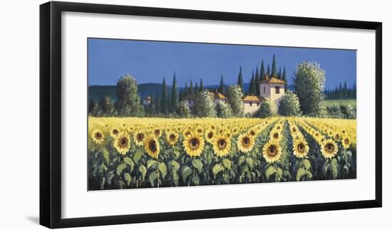 Summer Blooms-David Short-Framed Giclee Print