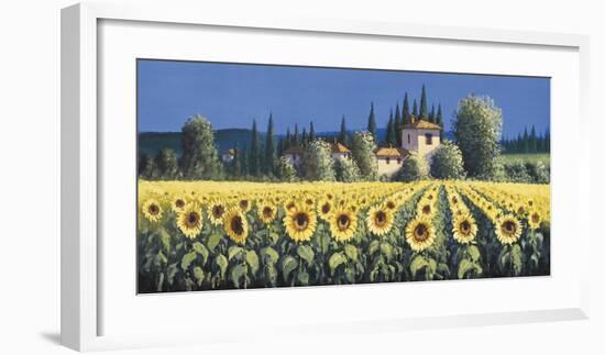 Summer Blooms-David Short-Framed Giclee Print