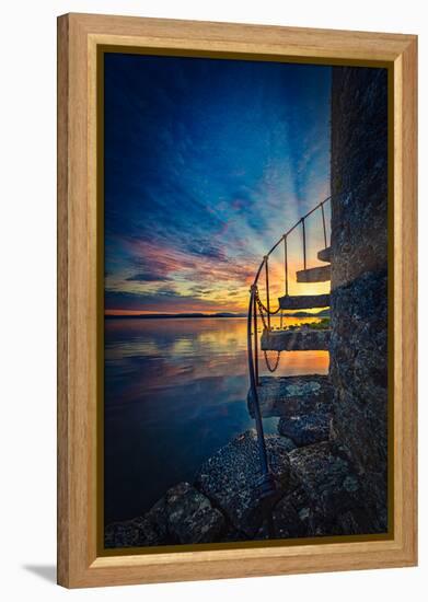 Summer Blue-Philippe Sainte-Laudy-Framed Premier Image Canvas