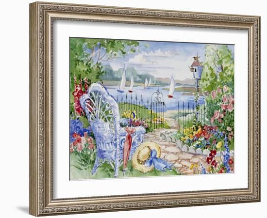 Summer Breeze-Barbara Mock-Framed Giclee Print