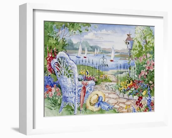 Summer Breeze-Barbara Mock-Framed Giclee Print