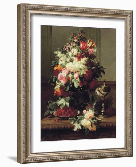 Summer Buffet II-Jean Baptiste Robie-Framed Premium Giclee Print