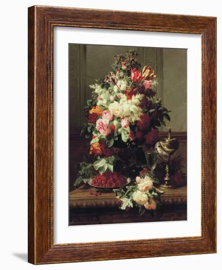 Summer Buffet II-Jean Baptiste Robie-Framed Premium Giclee Print