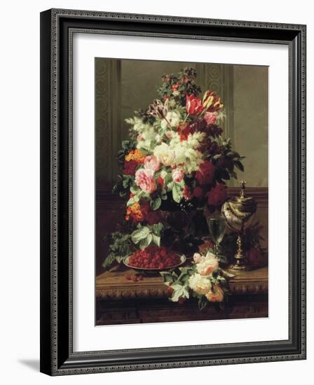 Summer Buffet II-Jean Baptiste Robie-Framed Premium Giclee Print