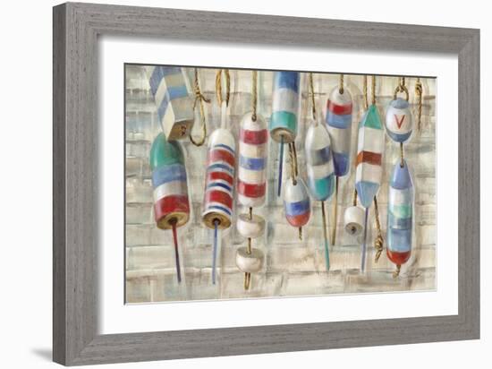 Summer Buoys-Silvia Vassileva-Framed Art Print