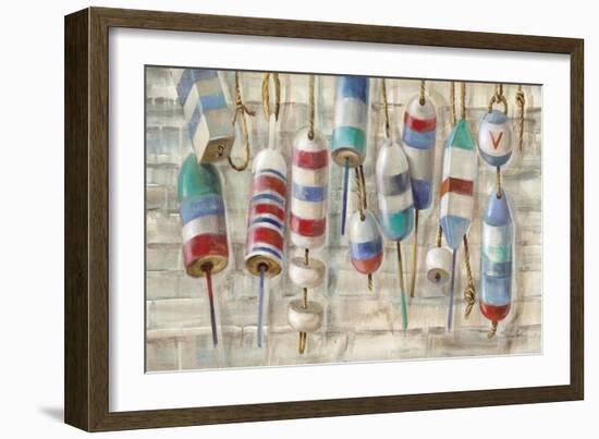 Summer Buoys-Silvia Vassileva-Framed Art Print