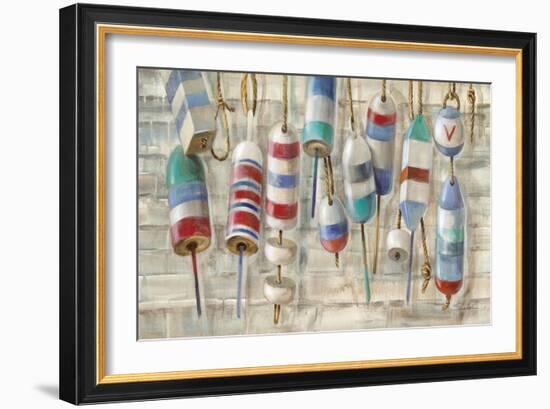 Summer Buoys-Silvia Vassileva-Framed Art Print