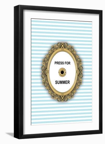 Summer Button-Martina Pavlova-Framed Art Print