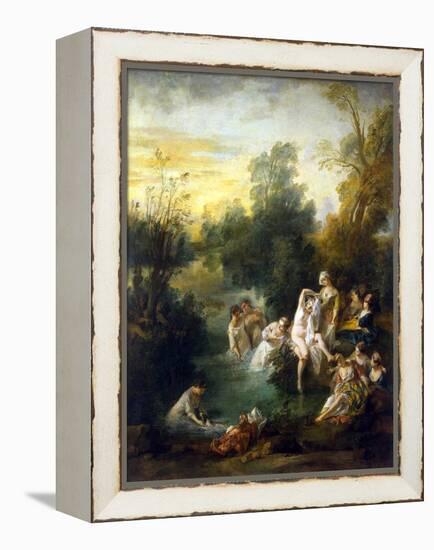 Summer, C1730-Nicolas Lancret-Framed Premier Image Canvas