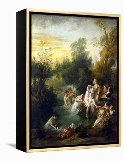 Summer, C1730-Nicolas Lancret-Framed Premier Image Canvas