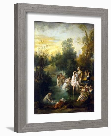 Summer, C1730-Nicolas Lancret-Framed Giclee Print