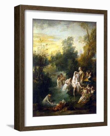 Summer, C1730-Nicolas Lancret-Framed Giclee Print