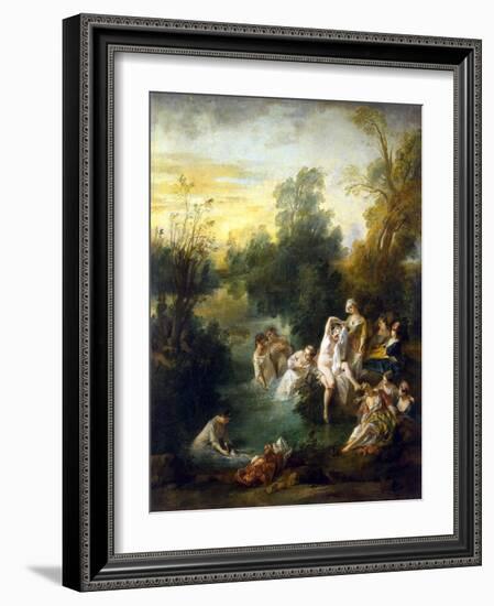 Summer, C1730-Nicolas Lancret-Framed Giclee Print