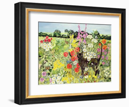 Summer Cat-Hilary Jones-Framed Giclee Print