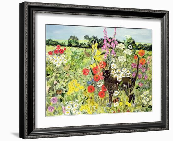 Summer Cat-Hilary Jones-Framed Giclee Print