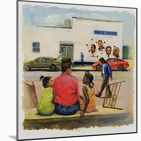 Summer City Stoop, 2000-Colin Bootman-Mounted Giclee Print