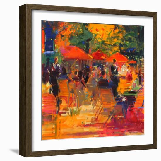 Summer Cocktails-Peter Graham-Framed Premium Giclee Print