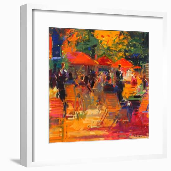 Summer Cocktails-Peter Graham-Framed Premium Giclee Print