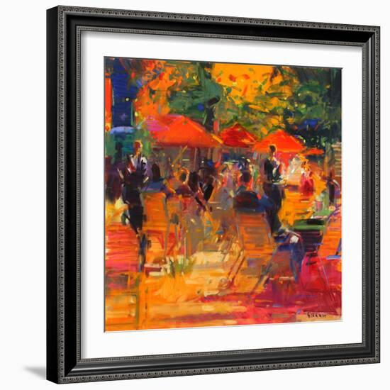 Summer Cocktails-Peter Graham-Framed Premium Giclee Print