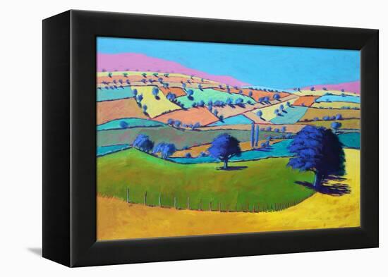 Summer Coombe, 2021 (acrylic on board)-Paul Powis-Framed Premier Image Canvas