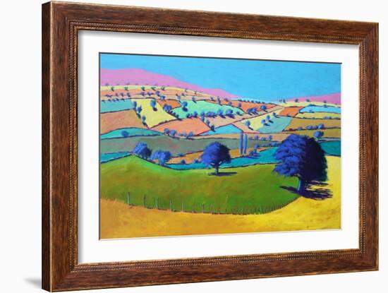 Summer Coombe, 2021 (acrylic on board)-Paul Powis-Framed Giclee Print