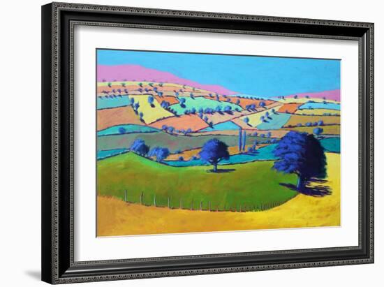 Summer Coombe, 2021 (acrylic on board)-Paul Powis-Framed Giclee Print