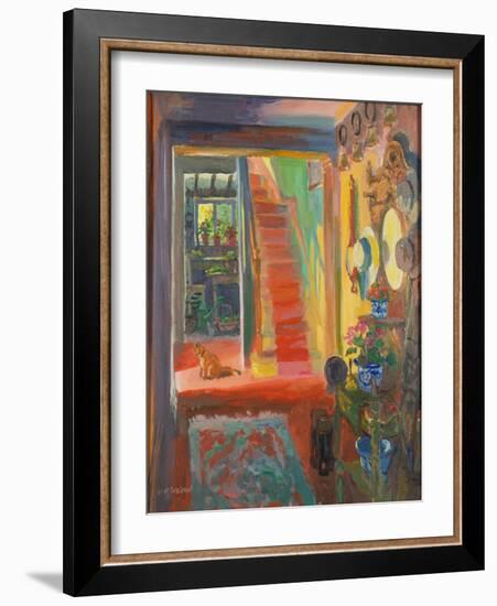 Summer Cottage, 1996 (Oil on Board)-William Ireland-Framed Giclee Print