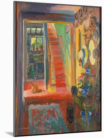Summer Cottage, 1996 (Oil on Board)-William Ireland-Mounted Giclee Print