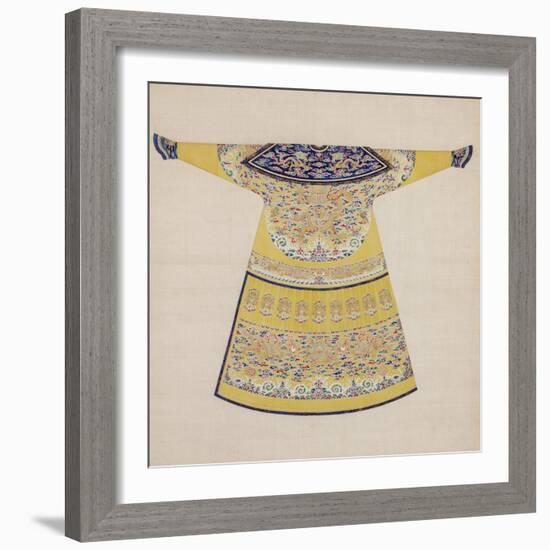 Summer Court Robe Worn by the Emperor, China-null-Framed Giclee Print