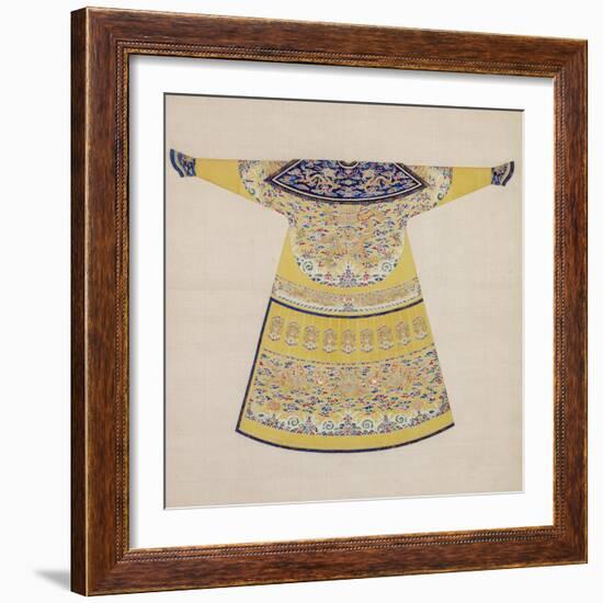 Summer Court Robe Worn by the Emperor, China-null-Framed Giclee Print
