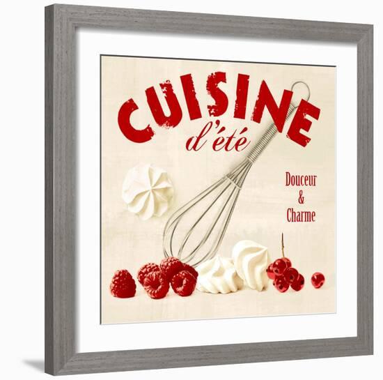 Summer cuisine whip-Galith Sultan-Framed Art Print