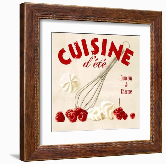 Summer cuisine whip-Galith Sultan-Framed Art Print