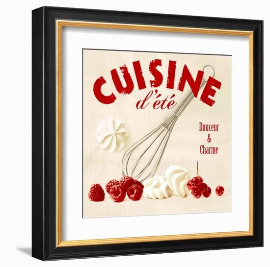 Summer cuisine whip-Galith Sultan-Framed Art Print