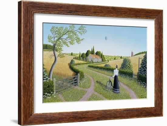 Summer Cycling, 1996-Peter Szumowski-Framed Giclee Print