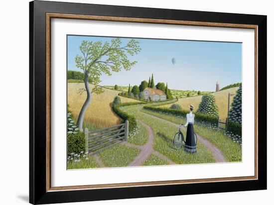 Summer Cycling, 1996-Peter Szumowski-Framed Giclee Print