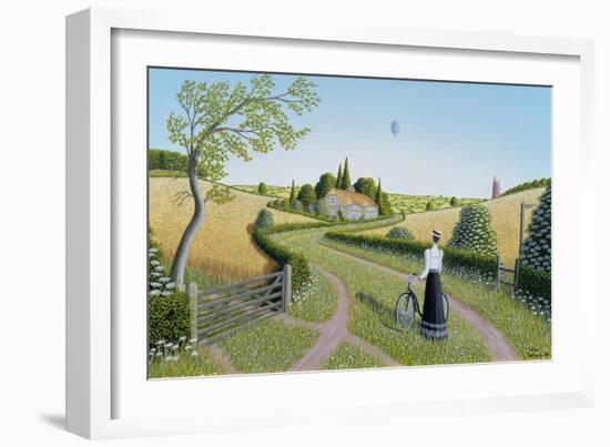 Summer Cycling, 1996-Peter Szumowski-Framed Giclee Print