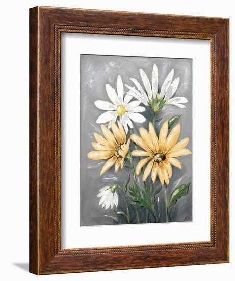 Summer Daisies II-Jade Reynolds-Framed Premium Giclee Print