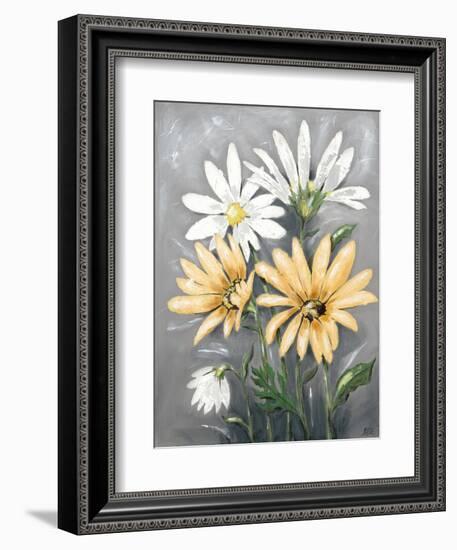 Summer Daisies II-Jade Reynolds-Framed Premium Giclee Print