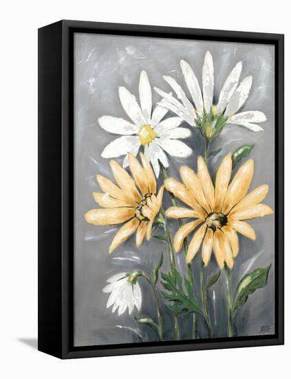 Summer Daisies II-Jade Reynolds-Framed Stretched Canvas