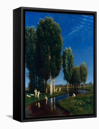 Summer Day, 1881-Arnold Böcklin-Framed Premier Image Canvas