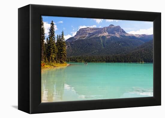 Summer Day at Emerald Lake, Canada-George Oze-Framed Premier Image Canvas