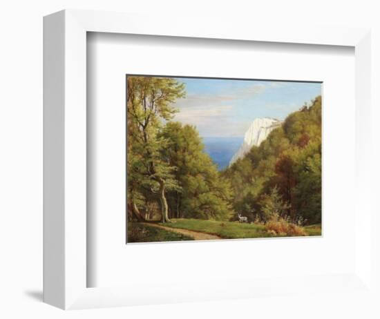 Summer Day At Moens Klint, Denmark-Carl Frederic Aagaard-Framed Premium Giclee Print