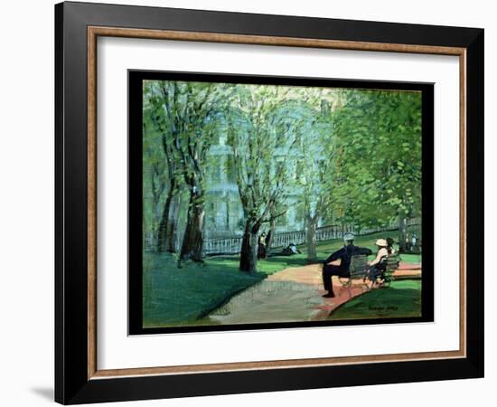 Summer Day, Boston Public Garden, c.1923-George Luks-Framed Giclee Print