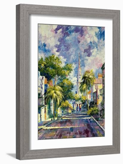 Summer Day In A Southern City-balaikin2009-Framed Art Print