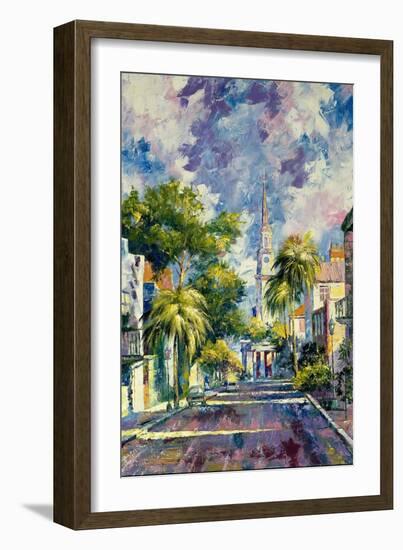 Summer Day In A Southern City-balaikin2009-Framed Art Print