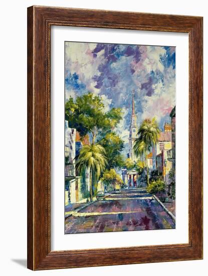 Summer Day In A Southern City-balaikin2009-Framed Art Print