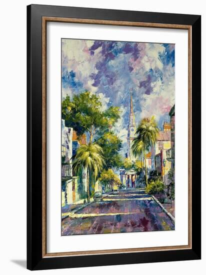 Summer Day In A Southern City-balaikin2009-Framed Art Print