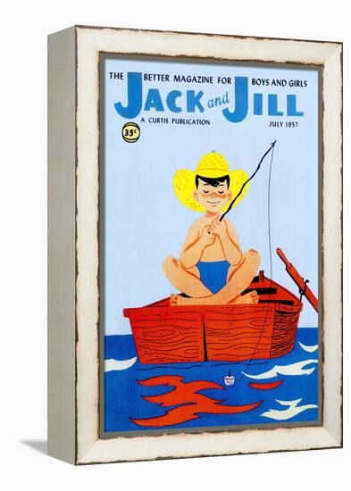 Summer Day - Jack and Jill, July 1957-null-Framed Premier Image Canvas