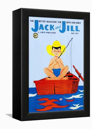 Summer Day - Jack and Jill, July 1957-null-Framed Premier Image Canvas