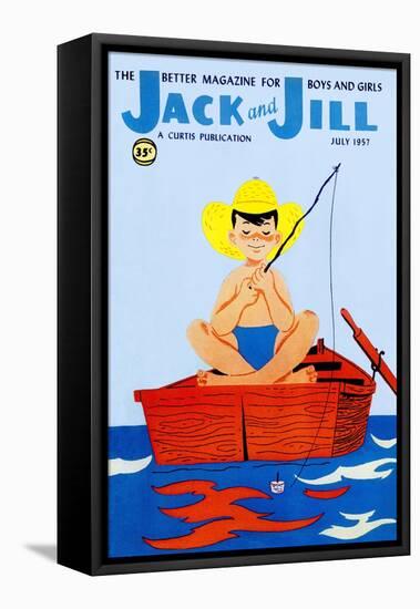 Summer Day - Jack and Jill, July 1957-null-Framed Premier Image Canvas